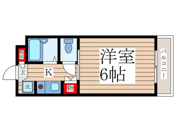 グランディ－ル船堀の物件間取画像